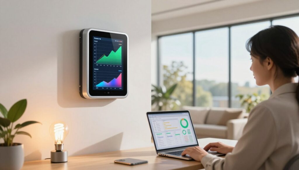 monitorowanie zużycia energii przy różnych taryfach