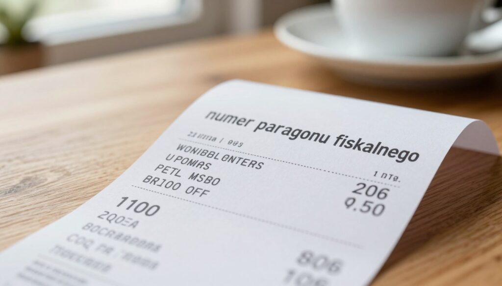 numer paragonu fiskalnego